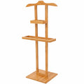 Compactor Garderobenständer aus Naturholz, 44,5 x 32 x 115 cm