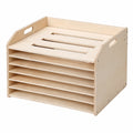 Verstellbares Abtropfgestell aus Holz für Kunstwerke, 38,4 x 29,7 x 25,1 cm, ideal für Poster, Papier und Leinwände